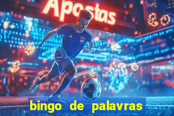 bingo de palavras cha de bebe